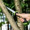 Deli 6" Drywall Jab Saw,Garden Pruning Saw for Branch Cutting,Carbon Steel Hand Saw Tools with Blade Cover Case